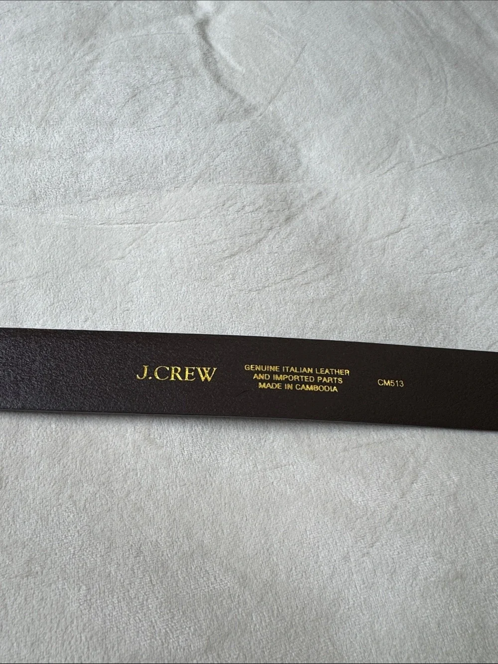 J.Crew Women's Wide belt in studded Italian leather Sz S $98 Milan Brown